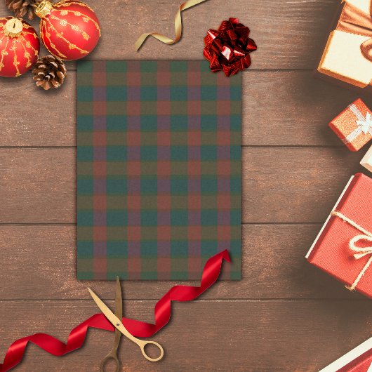 Kariertes Tartan Holiday Tissue Paper Seidenpapier