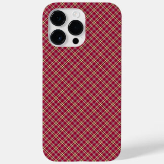 Kariertes Tartan-Muster Case-Mate iPhone 14 Pro Max Hülle