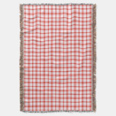 Kariertes Tartan-Muster Decke (Vorderseite Vertikal)
