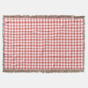 Kariertes Tartan-Muster Decke