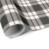 Kariertes Tartan-Muster Geschenkpapier (Rolleneckpunkt)