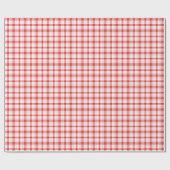 Kariertes Tartan-Muster Geschenkpapier (Flach)