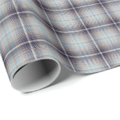 Kariertes Tartan-Muster Geschenkpapier (Rolleneckpunkt)