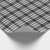 Kariertes Tartan-Muster Geschenkpapier (Ecke)