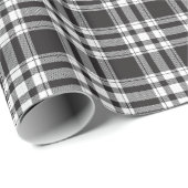 Kariertes Tartan-Muster Geschenkpapier (Rolleneckpunkt)