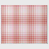 Kariertes Tartan-Muster Geschenkpapier (Flach)