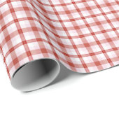 Kariertes Tartan-Muster Geschenkpapier (Rolleneckpunkt)