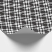 Kariertes Tartan-Muster Geschenkpapier (Ecke)