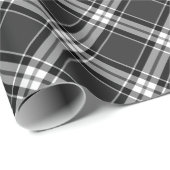 Kariertes Tartan-Muster Geschenkpapier (Rolleneckpunkt)