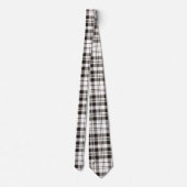 Kariertes Tartan-Muster Krawatte (Rückseite)