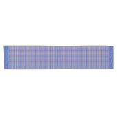 Kariertes Tartan Muster Kurzer Tischläufer (Horizontal)