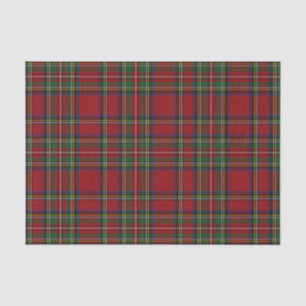 Kariertes Tartan-Muster Seidenpapier
