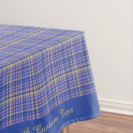 Kariertes Tartan Muster Tischdecke