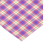 Kariertes Tartan-Muster Tischdecke (Schrägansicht)