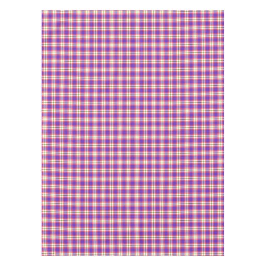 Kariertes Tartan-Muster Tischdecke (Vorderseite)