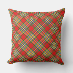 Kariertes Throw Kissen Chattan Tartan Karierte Kis