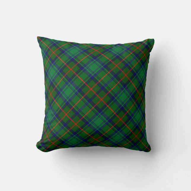 Kariertes Throw Kissen Cranston Modern Tartan Kiss (Vorderseite)