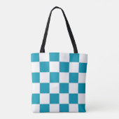 Kariertes Tragetasche Tasche (Rückseite)