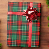 Kariertes Umschlagpapier für Rot und Grün Geschenkpapier