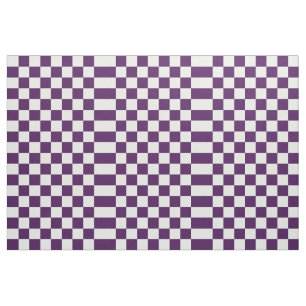 Kariertes violettes und weißes geometrisches stoff