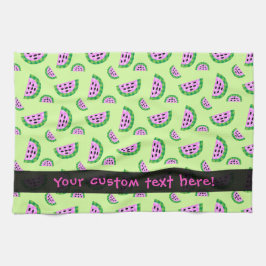 Kariertes Watermelon-Slice-Muster Handtuch