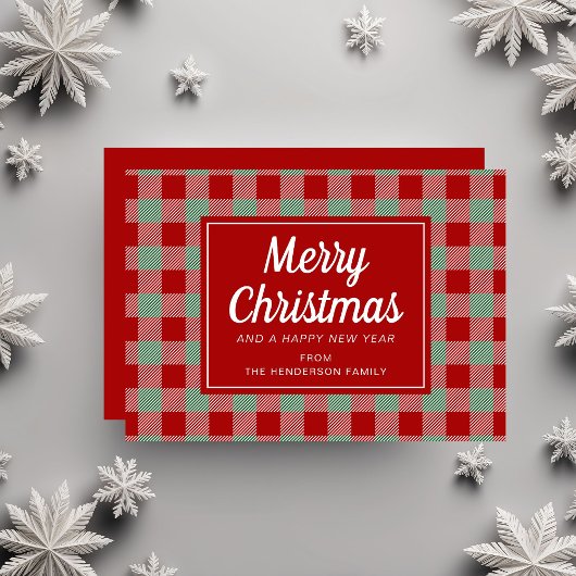 Kariertes Weihnachten