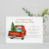 Kariertes Weihnachtsgebäck Folieneinladung (Stehend vorne)