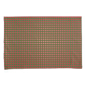 Kariertes Weihnachtsmuster Kissenbezug (Vorderseite-Rechts)