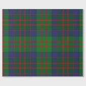 Kariertes Weihnachtspapier Geschenkpapier (Flach)