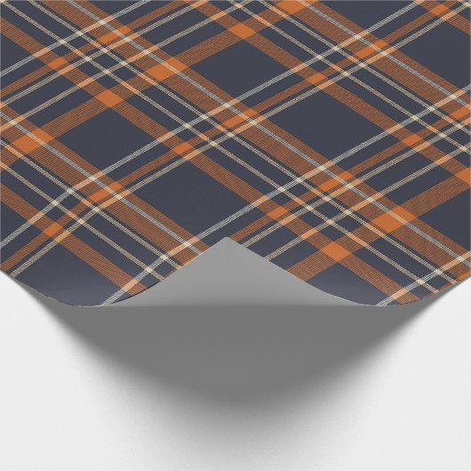 Kariertes Weihnachtspapier Geschenkpapier (Ecke)