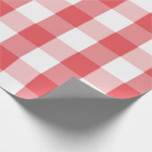 Kariertes Whiteboard-Papier mit rotem und weißem B Geschenkpapier (Ecke)