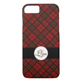 Kariertes Wintermuster Monogram Case-Mate iPhone 14 Hülle