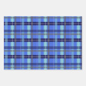 Kariertes Wrapping Paper Flat Sheet (gemischtes Se Geschenkpapier Set (Vorderseite 3)