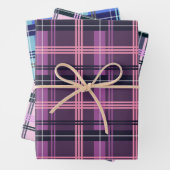 Kariertes Wrapping Paper Flat Sheet (gemischtes Se Geschenkpapier Set (Beispiel)