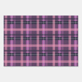 Kariertes Wrapping Paper Flat Sheet (gemischtes Se Geschenkpapier Set (Vorderseite)