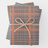 Kariertes Wrapping Paper (Set für  Hahnentrittmust Geschenkpapier Set (Beispiel)