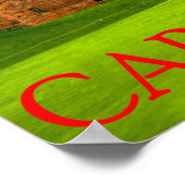 Karikatschloss Poster (Ecke)