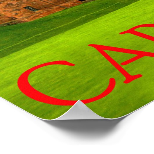 Karikatschloss Poster (Ecke)