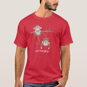 Karikatur-Affen hängen herum T-Shirt