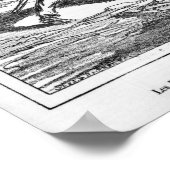 Karikatur aus "Le Charivari" Poster (Ecke)