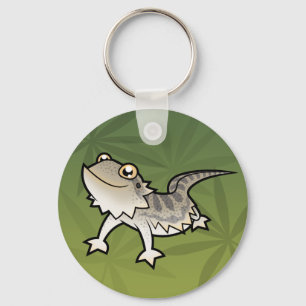 Karikatur Bartagame / Rankin-Drache Schlüsselanhänger