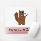 Karikatur-Biber Mousepad (Mit Mouse)