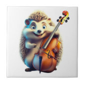 Karikatur, Cartoon, Illustration Eine Musik Fliese (Vorderseite)