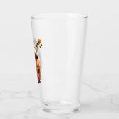 Karikatur, Cartoon, Illustration Eine Musik Glas (Links)