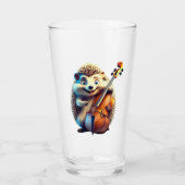 Karikatur, Cartoon, Illustration Eine Musik Glas (Vorderseite)