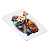 Karikatur, Cartoon, Illustration Eine Musik Magnet (Rechte Seite)