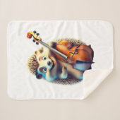 Karikatur, Cartoon, Illustration Eine Musik Sherpadecke (Vorderseite (Horizontal))