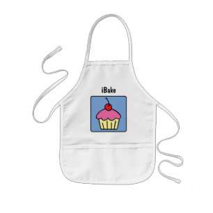 Karikatur Clip Art Cupcake-Frosting Kirsche Desser Kinderschürze