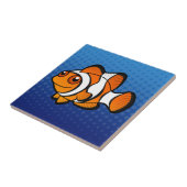 Karikatur Clownfisch Fliese (Seite)