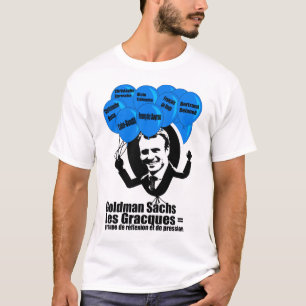 Karikatur de MACRON - Wahlen Frankreich 2017 - M T T-Shirt